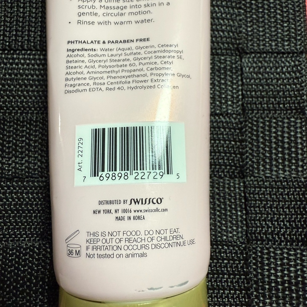 PRECISIÓN BEAUTY Skin care Anti-Aging Collagen & Rose Water Face Scrub - White - Picture 6 of 7